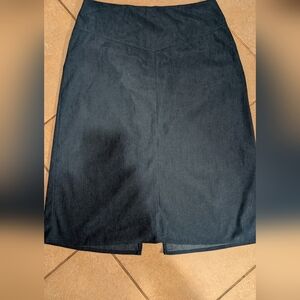 SHEIN Turquoise Blue Textured Skirt.